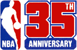 National Basketball Association 1980-1981 Anniversary Logo iron on paper